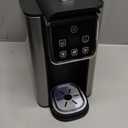 KIDISLE Hot & Iced Coffee Maker with Bold Setting, Single Serve Coffee Maker for K Cup and Grounds, 6-14 Oz Brew Sizes, 50 Oz Removable Water Tank, One Cup Coffee Machine with Reusable Filter, Grey