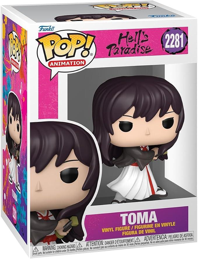 Funko POP! Animation: Hell's Paradise - Toma | Official Merch - Collectable Vinyl Figurine for Shelf Display - Birthday Gift Idea for Fans and Collectors
