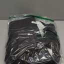 JiangWu Womens Fashion Horn Button Fleece Thicken Coat with Hood Winter Warm Jacket (Large, Black)