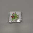 4Pack Christmas Face Decal Stickers for Crafts Small Vinyl Faces Eyes Pitcher Rub on Transfers UV Decals for Ornaments Glass Drinking Cups Wood Bowl Decorations Balls Party Supplies (hand30)