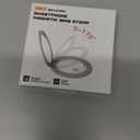 COOLQO 1Pc 360 Spin Cell Grip Ring Phone Stand [Upgrade Gear Hinge Stress Anxiety Relief] Magnetic Holders for Your car Accessories Desk Mount Compatible with iPhone All Smartphones, Black