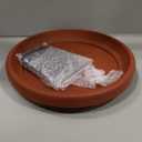 Hanging Planter for Indoor Outdoor Plants, 12" Plant Saucer with Basket Chains, Adjustable Plants Hanger Shelf Decorative Hanging Plant Flower Pot for Window Wall Ceiling Home Decor(5 Pcs,Brick Red)