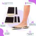 Ankle & Foot Strengthener with Ankle Braces & Massager Ball Balance Board for Rehab & Stability Training, Recovery from Sprain, Lymphatic Drainage, Physical Therapy, Plantar Relief, Posture Correction