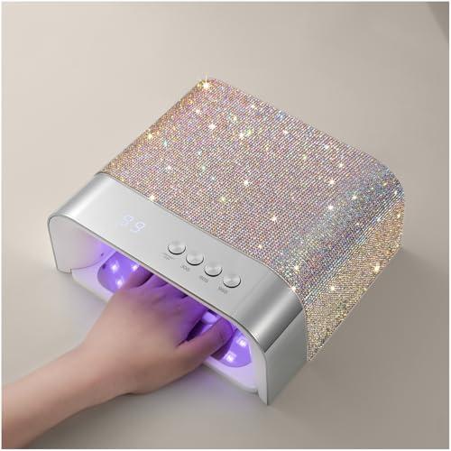 GAOY Professional UV Nail Lamp, Big Cavity Design for Long Nails, 36 LED Fast Curing Light with Infrared Sensor for Salon Gel and Acrylic Polish, Diamond