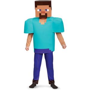 Disguise Steve Deluxe Minecraft Costume, Multicolor, Small (4-6)