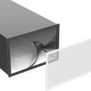 BJADE'S Sound Deadening Kit for Vent, Soundproofing Mats and Vent Covers for Reducing Noise and Dampening Vibration of HVAC Vent & Duct, Including 2 Pcs Sound Deadening Mat and 10" 14" Vent Covers (White)