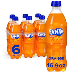 Fanta Orange Soda Soft Drink, 16.9 fl oz Bottles, 24 Pack, BB Feb 23, 2026
