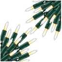 Warm White Christmas Lights, 2 Pack Total 40FT 200 Count Incandescent Christmas Mini Tree String Lights, Waterproof Christmas Decorations for Outdoor Indoor Xmas Patio Home Party Garden Yard Decor