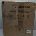 Bonsaii Paper Shredder for Office, 120-Sheet Autofeed Heavy Duty Shredder for Home Office Use, 30 Minutes/Micro Cut/P-4 High Security Level/6 Gallon Large Bin