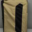 Amazon Basics Portable Folding Soft Dog Crate, Double Door, Collapsible Travel Kennel, Easy to Assemble, Medium, 29.92" x 21.3" x 21.3", Tan