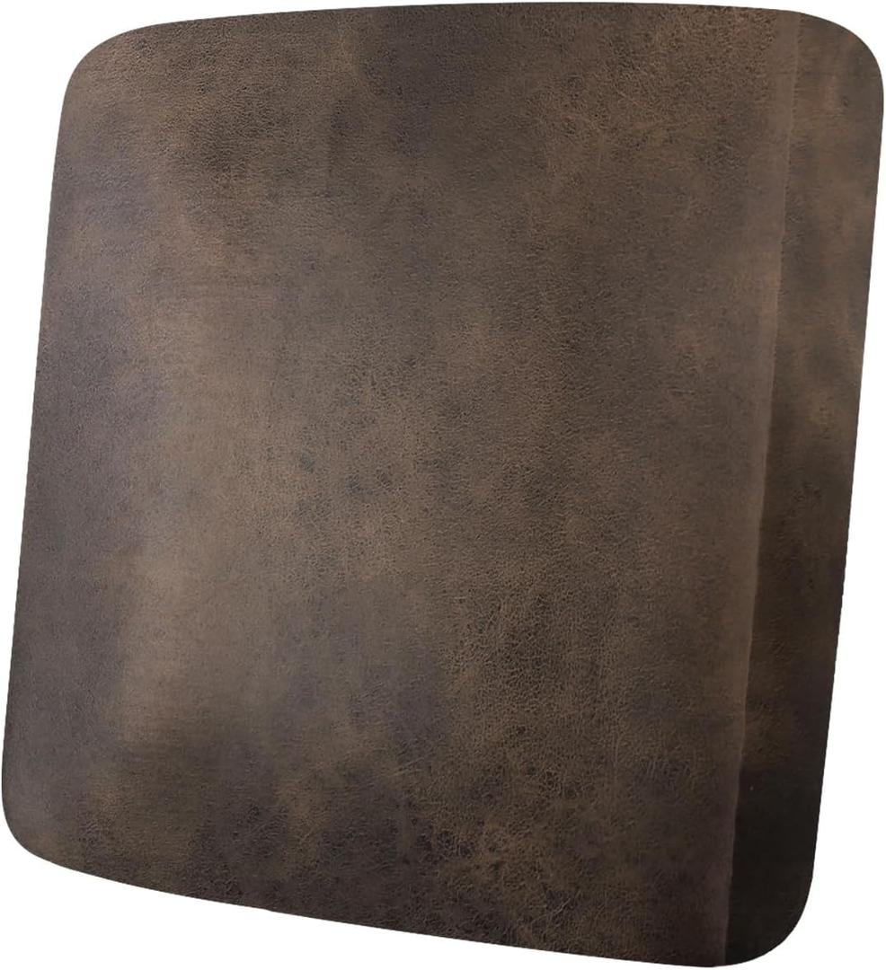 ANARACHON Leather Look Couch Cushion Covers Sofa Seat Slipcovers Sets Couches Furniture Protector for Sectional Armchair Loveseat Pets Kids Stretch Spandex Fabric (1 Cushion Armchair, Brown)
