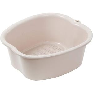 Foot Spa Soaking Tub with Massage Acupoint Large Foot Bath Soak Tub Basin Feet Spa Massage Basin Bath Bucket for feet Soking,Toe Nails, and Ankles,Pedicure Beige