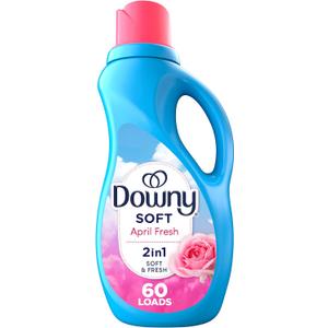 Downy Fabric Softener Liquid, April Fresh Scent, 44 fl oz, 60 Loads