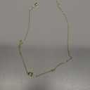 Heart Plated Minimalist Layered Necklace for Women, Adjustable 16-18" Chain, Eternity Circle Necklace with Interlocking Pendant, Gold Layered Necklace