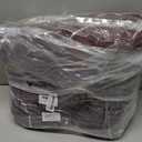 Windyun 200 Pcs Wine Gift Bags with Handle Reusable Small 13.8x3.5x3.9 Inches Liquor Bottle Totes Bulk for Birthday Wedding Christmas Holiday Party (Wine Red)