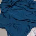 B2prity Women's One Piece Swimsuits Tummy Control Front Cross Bathing Suits Tie Back Slimming V Neck Swimwear 2XL