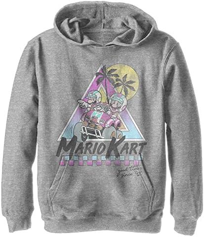 Nintendo Kids Beach Race Youth Pullover Hoodie, Small