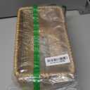 Rattan Tissue Box Cover, Rectangular Wicker Tissue Box Holder, Decorative Woven Facial Tissue Holder for Bathroom, Kitchen, Living Room, Bedroom (Natural)