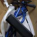 All Terrain Knee Scooter for Adults, Foldable Rolling Knee Scooter with DIY Stickers & Shock Absorber, Steerable Knee Walker for Broken Foot, Ankle Injuries & Surgery, Better Crutch Alternative (Dark Blue)