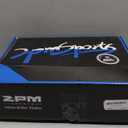 2PM SPORTS Vinal Girls Adjustable Flashing Inline Skates, All Wheels Light Up, Fun Illuminating Skates for Kids Men Adult Women and Boys (Large - Youth (4-7 US), Azure & Blue)