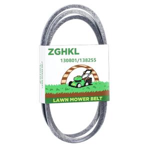 130801 138255 Mower Belt Deck Drive Belts Fit for Craftsman Husqvarna AYP 532130801 532138255 160855 532160855 24690 Ground Lawn Mowers Parts 1/2'' x 95.25''