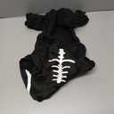 Dog Skeleton Costume Glow in The Dark Pet Cat Halloween Jumpsuit 4 Legged Onesie for Small Dog Cat, XL