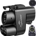 Tesla Charger AdapterNACS to CCS Adapter for EV Charging at Tesla Supercharger Stations - Fast DC Charging Tesla to CCS Adapter for Ford and Rivian EVs