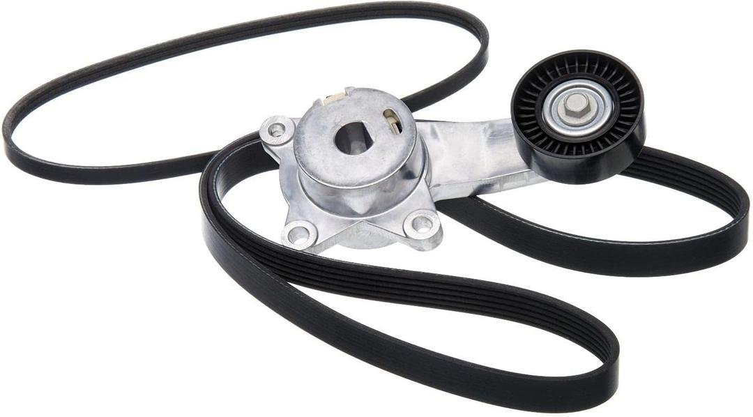 Serpentine Belt Drive Component Kit Compatible With 09-12 Ford Escape Fusion