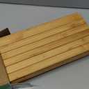 Joy&Grace Couch Arm Tray, 3-in-1 Magnetic Detachable Sofa Arm Table with Phone and Tablet Holder Bamboo Couch Cup Holder, Foldable Sofa Armrest Tray for Eating, Drinks, Phones (Natural)