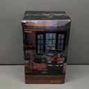 Dual-Head Electric Citrus Juicer, Lemon Squeezer with Power Cord and Cleaning Brush, 1-Button Automatic Juicer Machine for Orange, Lemon, Lime, Easy to Clean & Use, Built-in Cutter(Black)