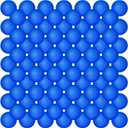 Hanaive 100 Pack Table Tennis Balls Multi Colored 40mm Plastic Balls Bulk Washable Small Game for Carnival Pool Games, Party Decoration Pet Toy (Dark Blue)