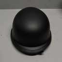 Half Motorcycle Helmet Halfs Shell Helmet German Style Motorcycles Helmets (Large)