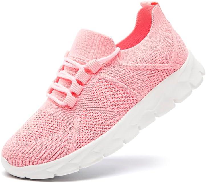Womens Walking Tennis Shoes Slip On Running Casual Athletic Workout Gym Non Slip Sneakers Comfortable Sports Shoes for Women,size 9