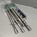 Hipoilk Grill Replacement Parts for Perfect Flame 2518SLN-LPG 2518SL-LPG 2518SL-NG 24137 24138, Stainless Steel Grill Burner Tube, Heat Plates Tent Replacement (4-Pack)