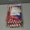 2 x 4th of July Decorations 33ft American String Flags Banner+ 10Pcs Handheld USA Stick Flag+ 30Pcs Red White Blue Balloons+2 Sheet Stickers Party Decor for 4th of July America Patriotic Day Memorial Day