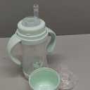 green sprouts® Glass & Sprout Ware® Sip & Straw 5oz., 6mo+, Plant-Plastic, Platinum-Cured Silicone, Dishwasher Safe, Grows with Baby, Tested for Hormones, 5oz, Light Sage