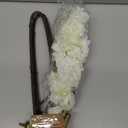 2 Pcs Artificial Cherry Blossom Flowers Branches 41" Faux Cherry Blossom Long Stem White Silk Cherry Blossom Tree Tall Fake Flower Arrangement for Home Wedding Centerpieces Spring Indoor Decor