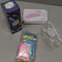 UV Resin Kit with Light, 200g Ultraviolet Fast Curing UV Epoxy Resin Set with UV Light Crystal Hard Type Resin Glue Jewelry Making Supplies Starter Tools for Adult DIY Craft Molds Necklace Pendant