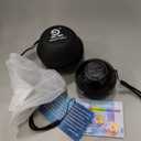 Wrist Trainer Ball Auto-Start Gyroscopic Forearm Exerciser Gyro Ball for Strengthen Arms, Fingers, Grip and Muscles (Black with LED light)