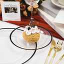N9R 120PCS Black Plastic Plates, Disposable Heavy Duty, Include 60 10" Dinner and 60 7" Dessert Plate, Perfect for Party, Wedding, New Year,Christmas