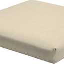 Arden Foam Outdoor Dining Seat Cushion, 19 x 19, Made with ProFoam, Rain-Proof, Fade Resistant, Tan Leala