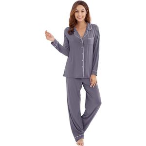 WiWi Viscose from Bamboo Pajamas Set for Women Soft Button Down Sleepwear Pj Lightweight Lounge Sets Loungewear S WiWi Viscose from Bamboo Pajamas Set for Women Soft Button Down Sleepwear Pj Lightweight Lounge Sets Loungewear S