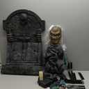 Haunted Hill Farm 30" Tombstone Lifter Animatronic, Halloween Decor, HHTOMBLIFT-4FLSA