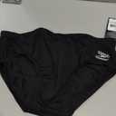 Speedo Mens Swimsuit Brief Endurance+ Solid Adult, 34, Speedo Black