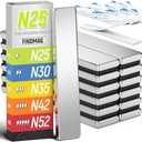 FINDMAG 6 Pack Powerful Neodymium Bar Magnets &FINDMAG 12Pack Rare Earth Neodymium Magnets