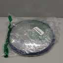 Microwave Glass Cover Splatter Guard Lid with Anti-scald Silicone Handles and Vented Edge for Food Pot Plate Cover 10.5 inch Blue