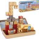 OAR Magnetic Building Blocks Set for Toddlers  35 PCS Mini Magnetic Blocks Toys, Travel Magnetic Construction Set with Portable Iron Box, STEM Gift for Boys & Girls Ages 3-8