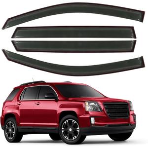 4PCS in Channel Rain Guards for 2014-2020 Nissan Rogue S SV SL, Durable Window Visors Wind Deflectors, Vent Shades Shield, 2014 2015 2016 2017 2018 2019 2020