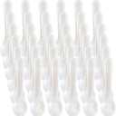 Patelai 40 Pieces Set of Caviar Spoons Mother of Pearl Spoons with Handcraft Round Handle for Caviar, Egg, Ice Cream, Coffee, Kitchen, Restaurant Serving for Christmas Favors (8cm/3.15 Inch)