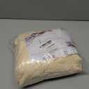 10x10ft Wrinkle Free Backdrop Curtain for Parties Soft Fabric Drapes Wedding Cream Curtain Backdrop for Birthday Party Decorations Background for Photography 5x10ft,2 Panels